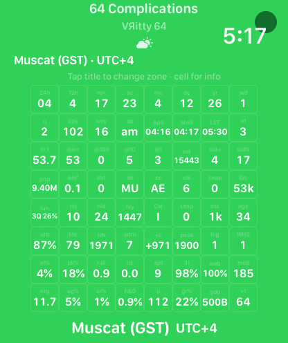 Placeholder for main iPhone clock screen