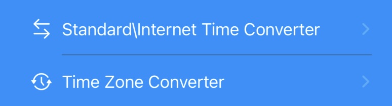 Placeholder for world clock or converter