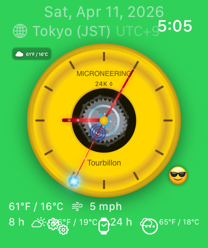 Placeholder for main iPhone clock screen